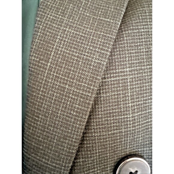 Tahari ASL Women's Peak-Lapel Woven Boyfriend Topper Blazer Jacket Dark Green 8 - Picture 10 of 11